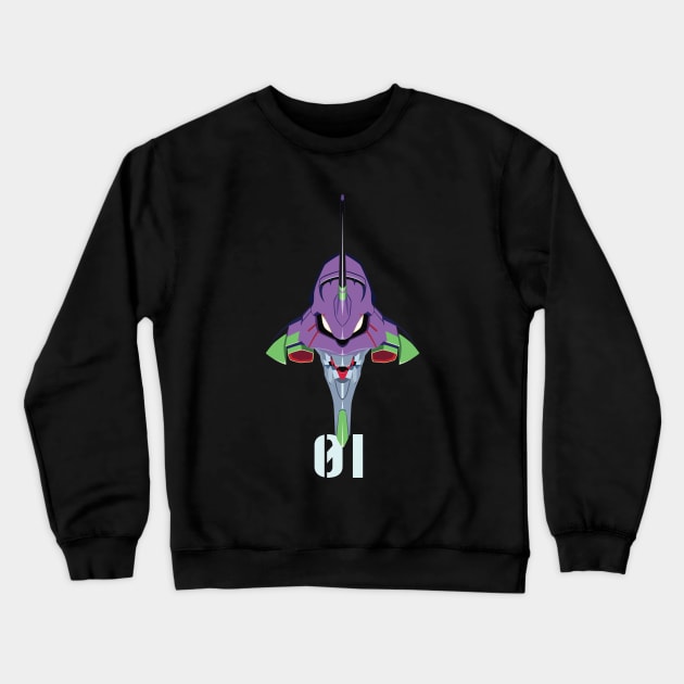 EVA 01 Crewneck Sweatshirt by pherpher